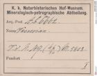 Etiketten zu Vesuvian (NHMW-MIN-Ab6662)